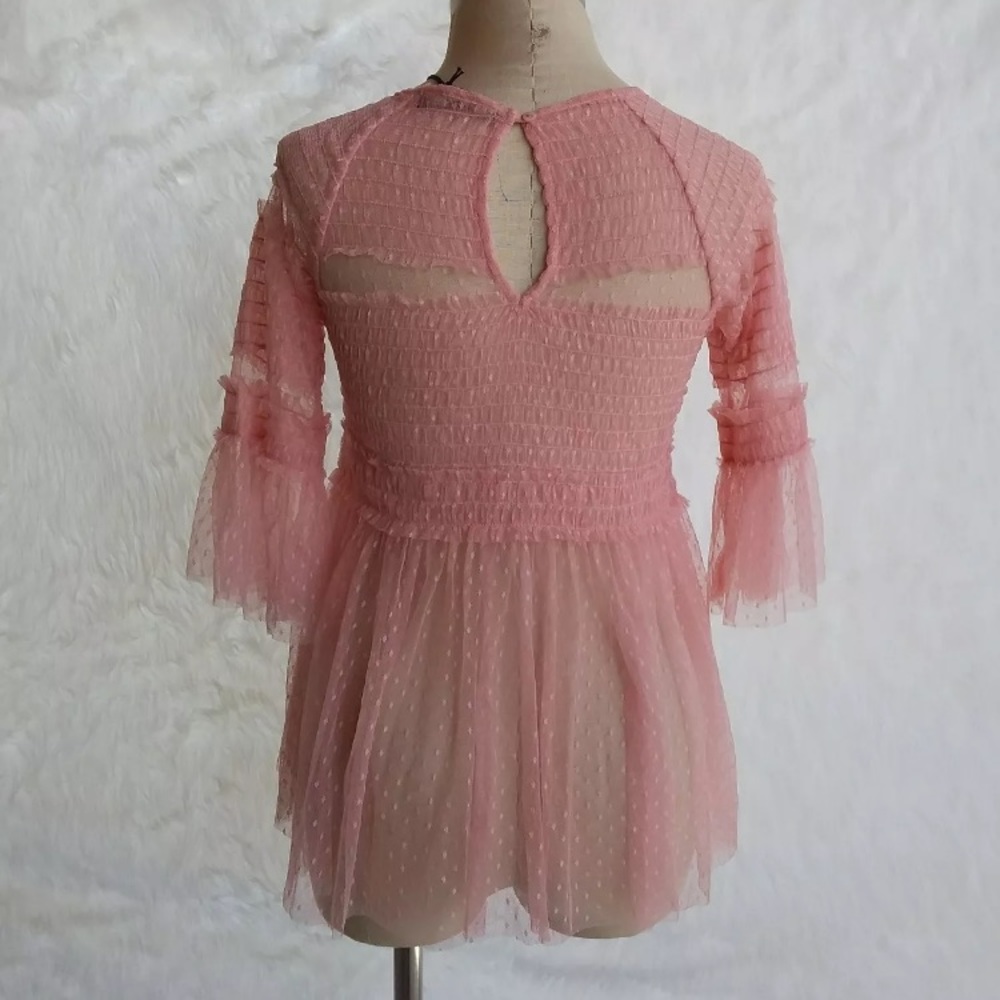 Pink Tulle Top - Picture 5 of 12